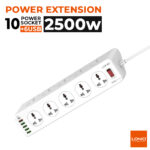 LDNIO SC10610 USB Charger Power Strip