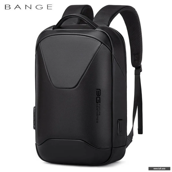 Bange 6621 LEATHER anti theft backpack