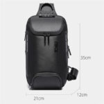 BANGE BG-7082 Anti-theft TSA Lock Crossbody Bag
