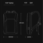 BANGE BG-7682 Hard Case Backpack With TSA Combination