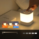 Bed side lamp rechargeable 4000mAh