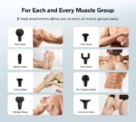 MERACH Mini Body Massage Gun - Portable Relaxation for On-the-Go Relief