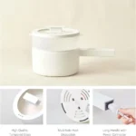 Olayks Electric Hot Pot with Steamer Culinary Convenience Redefined