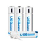 Aivr USB Rechargeable Batteries AA 2550mAh