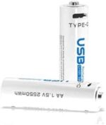 Aivr USB Rechargeable Batteries AA 2550mAh