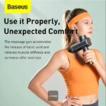 Baseus Cable Booster Dual Mode Massage Gun