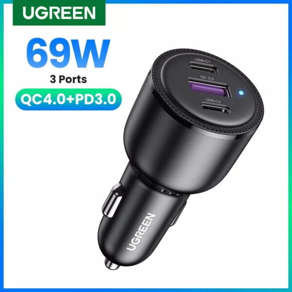 UGREEN 69W USB-C Car Charger