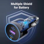 Ugreen Car Charger 130W USB-C 2 Fast Charging Adapter