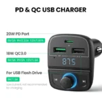 Ugreen Car Charger With FM Modulator PD