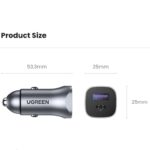 Ugreen PD 30W Car Charger SCP 22.5W USB Type A