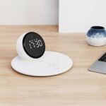 WIWU WI-W017 15W Wireless Charger with Digital Alarm Clock