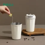 FaSoLa 390ml Double Drinking Coffee Cup