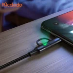 Mcdodo 2 In 1 60W Lightning Android Fast Charging Cable