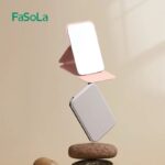 Youpin Portable Simple Cosmetic Mirror Desk Mirror Folding Portable Makeup Princess