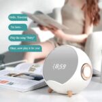 planet wireless smart charger alarm clock bluetooth speaker