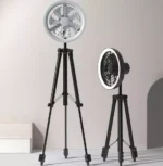 JISULIFE FA17 Outdoor LED Ceiling Fan with Long Tripod Stand