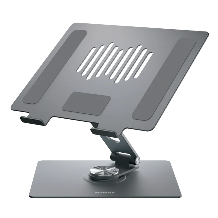 Momax KH10 Fold Stand Rotating Laptop Stand (2) Momax KH10 Fold Stand Rotating Laptop Stand