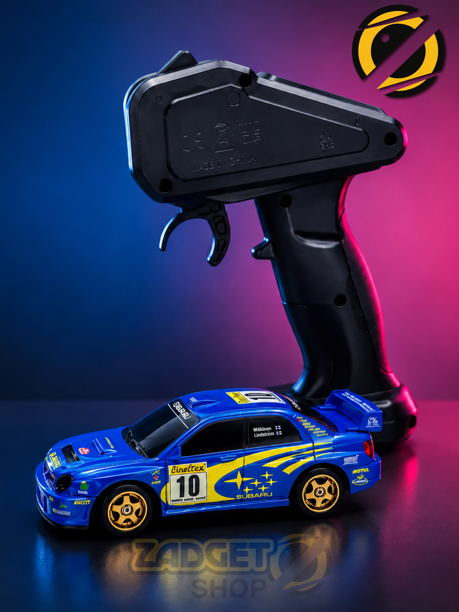 143 Whoosh 4WD RC Drift Car with Remote Controller Blue 1:43 Scale Whoosh 4WD RC Drift Car with 2.4GHz remote controller in Bangladesh