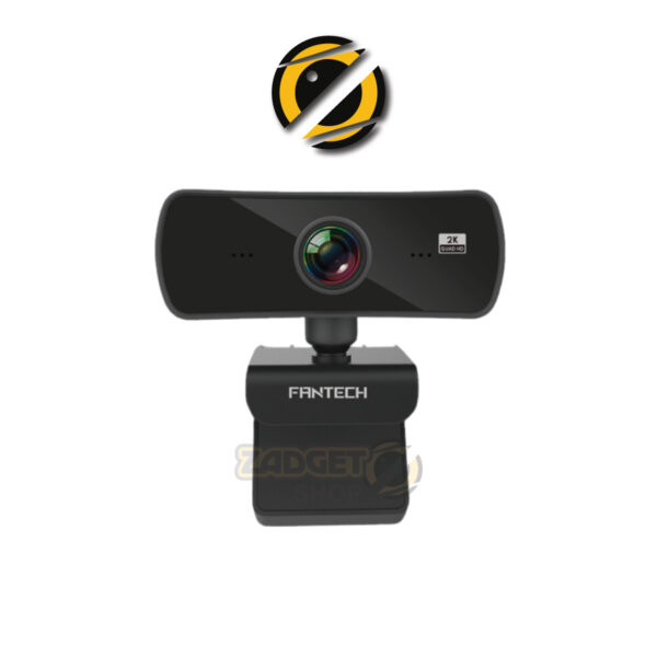 Fantech Luminous C30 USB 2K Quad HD 4MP Webcam front view with monitor clip in Bangladesh