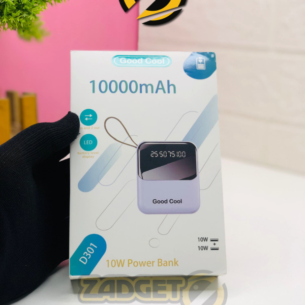 Good Cool D301 10000mAh 10W power bank retail box in Bangladesh