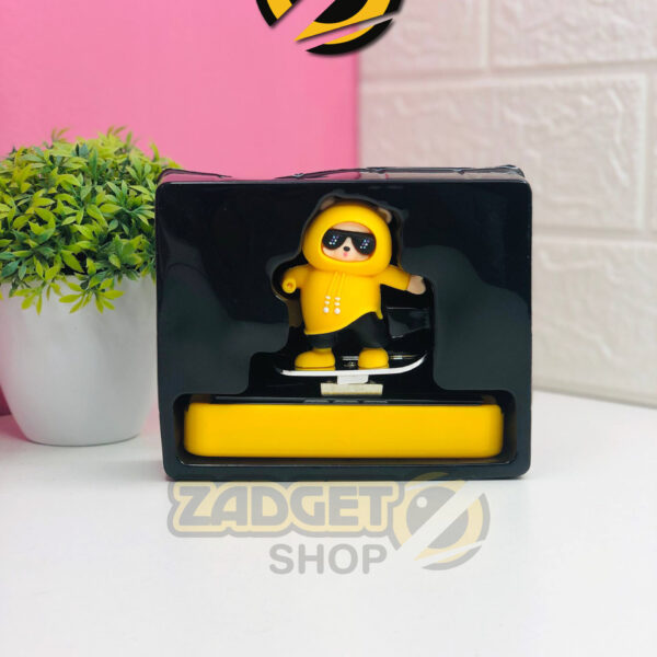 ZOUIVU X BEAR Car Dashboard Ornament C0665 box view with cute yellow bear figure for car interior decoration in Bangladesh