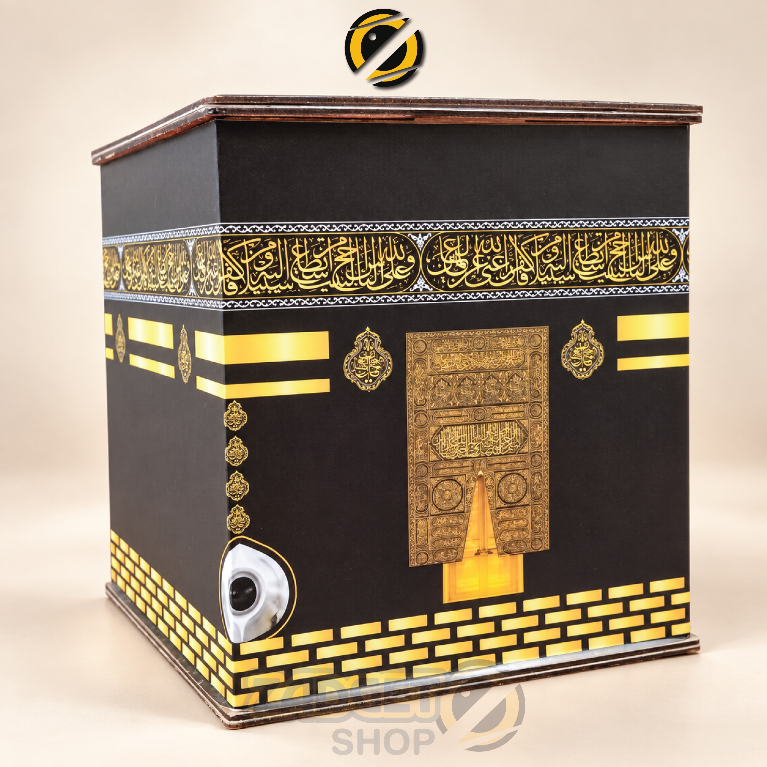 Kaba Umrah Saving Bank Box with Savings Tracker for Umrah Goal | Zadgetshop Kaba Umrah Saving Bank Box with 180000 Taka savings tracker and free gift items from Zadgetshop
