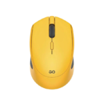 Fantech GO W190D Dual Mode Wireless Mouse yellow colour front view