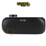 Kisonli LP-2S Bluetooth Speaker top control buttons with compact black body for desk and bedside use
