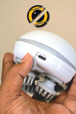 Close-up of USB Type-C charging port on Smart Scalp Massager M0728