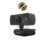 Fantech Luminous C30 2K Quad HD webcam angled front view with flexible clip mount