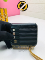 Good Cool D301 black power bank showing model details and built-in charging cables
