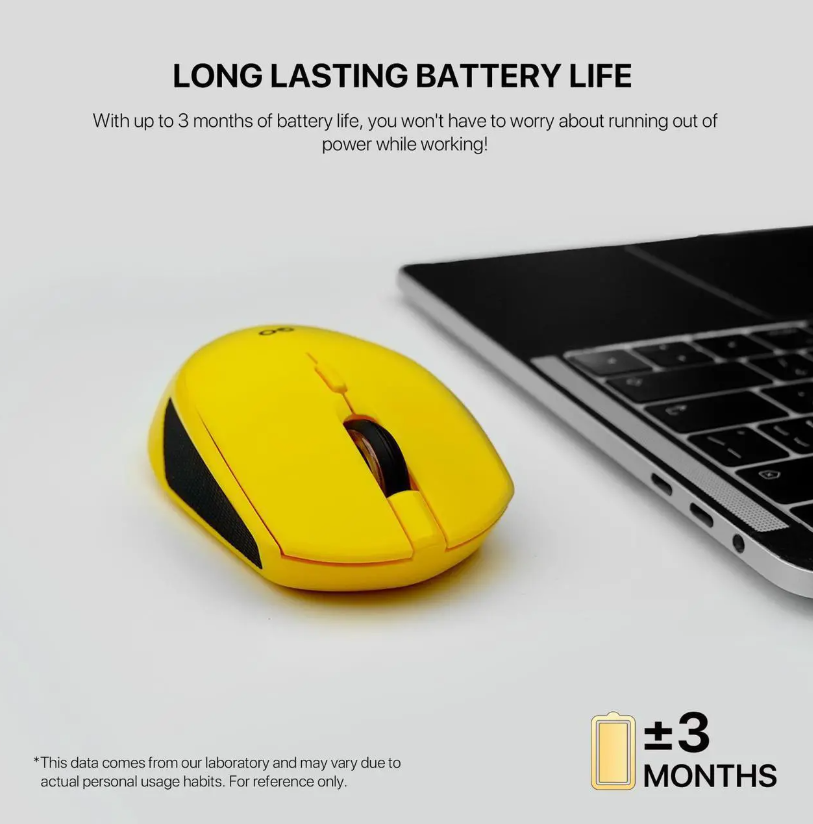 Fantech GO W190D wireless mouse with up to 3 months battery life