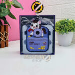 Children’s Fun Instant Print Camera package contents with paper roll, charging cable and strap